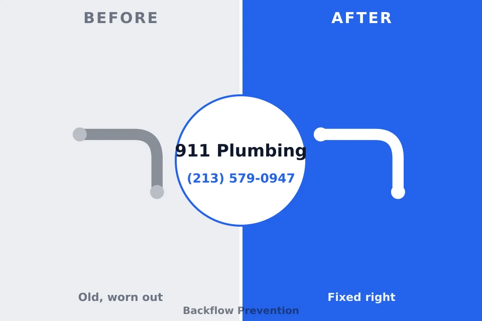 Before and after: plumbing repair Valdosta, GA